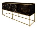CREDENZA VANILA ARK NOCHE DORADA CON BASE DORADA (90×200×40cm)