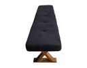 BANCA DE PAROTA LIA COLOR GENOVA BLACK (45×210×47cm)