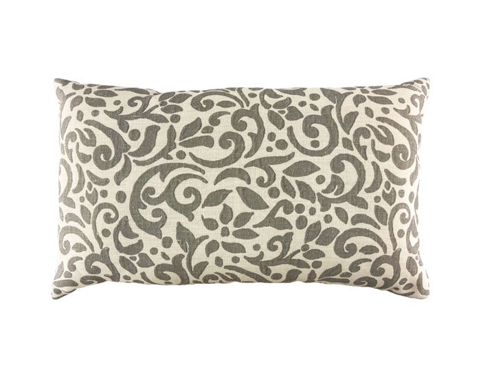 COJÍN DOBLE CARA MORROCO COLOR BLANCO CON GRIS (30×50CM)