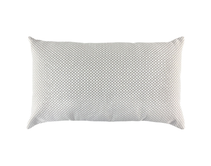 COJÍN DOBLE CARA SMOKE COLOR GRIS PERLA Y ARENA (50×30CM)