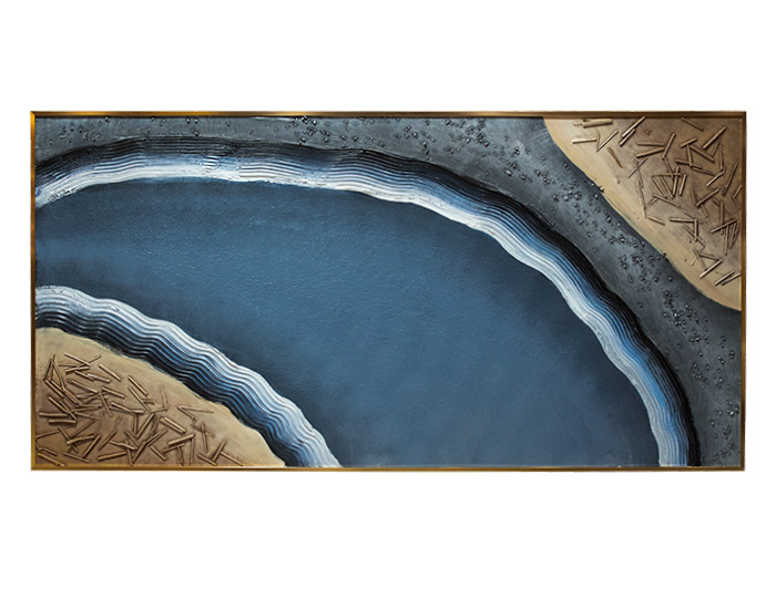CUADRO TURKEY AZUL (80×160cm)
