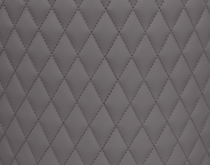 SILLA ROMA COLOR GRIS Y BLANCO DE VINIPIEL CON MADERA NATURAL NEGRA (94×47×47cm)