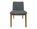 SILLA WILLEM COLOR GRIS CON MADERA NATURAL (79×45×52cm)
