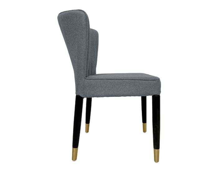 SILLA TOKIO COLOR GRIS PERLA CON MADERA NATURAL (85×45.5×47cm)