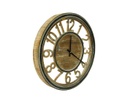 RELOJ BRENT DE PARED MADERA NOGAL 60X7X60