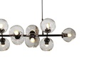 LÁMPARA COLGANTE NEGRO 10 LUCES (120×120cm)