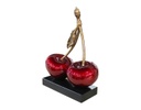 ESCULTURA DECORATIVA CHERRY CON BASE (34×17×41cm)