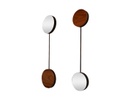 ESPEJOS MALI CHOCOLATE CON PAROTA (SET 2 PZS)