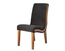 SILLA FENDI IZAR TERCIOPELO NEGRO BASE PAROTA (97×47×48cm)