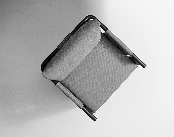 SET SALA LIGO PARA JARDÍN COLOR NEGRO CON MESA DE CENTRO Y LATERAL (5 PZS)