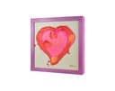 CUADRO LOVE BEIGE C/MARCO 30 X 30 CM