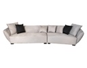 SALA COLOR GRIS OBSCURO – ELEGANTE, AMPLIA Y MODERNA (75×350×95 CM)