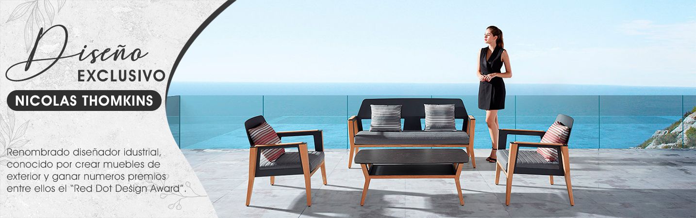 Muebles de exterior Nicolas Thomkins Diseñador