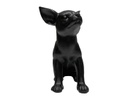 ESCULTURA DECORATIVA PERRO CHIHUAHUA FIDU NEGRO (19×10×16.5cm)