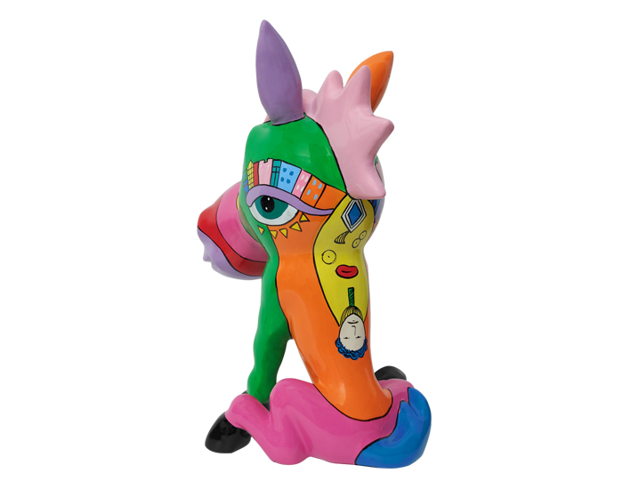 ESCULTURA DECORATIVA BURRITO MOON MULTICOLOR (37×24×28cm)