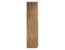 ARMARIO DE CRISTAL/MADERA LATÓN MATE CON LUZ LED (240×90×55cm) (1 COLGADOR, 4 CAJONES)