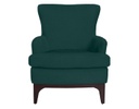 SILLÓN OCASIONAL MARK COLOR VERDE PERSA CON PATAS DE MADERA (98×75×75cm)