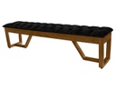 TABURETE DE PAROTA EGYPT COLOR NEGRO CARLESKY (52×200×38cm)