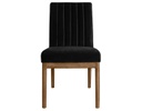 SILLA DE PAROTA TALIA TERCIOPELO NEGRO (94×49×57cm)