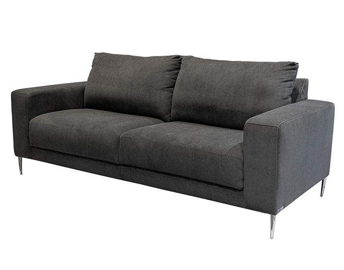 SALA BLU 32 COLOR GRIS MEDIO CON PATAS DE METAL (2 PZAS)