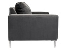 SALA BLU 32 COLOR GRIS MEDIO CON PATAS DE METAL (2 PZAS)