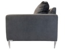 SALA BLU 32 COLOR GRIS MEDIO CON PATAS DE METAL (2 PZAS)