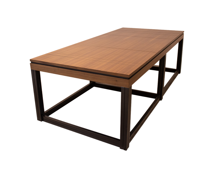 MESA DE CENTRO GALA NOGAL (150×70×45cm)