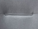 SILLA BURGOS GRIS ÁRTICO CON BASE DE METAL NEGRO (87×42.5×44.5cm)