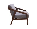 SILLÓN OCASIONAL IRLANDA MADERA FRESNO COLOR GRIS (82×70×79cm)