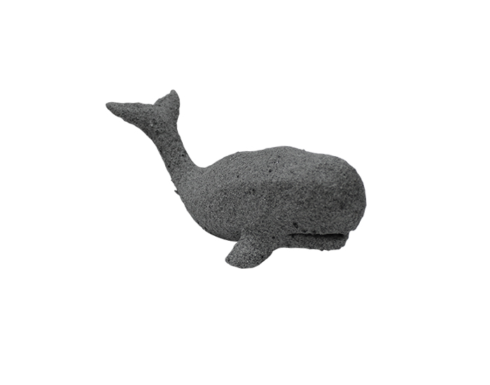 FIGURA BALLENA FRANCA GRIS CHICO 21X7.7X7.4CM