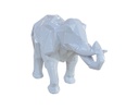 ESCULTURA DECORATIVA ELEPHANT BLANCO (27×10×17cm)