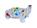 ESCULTURA DECORATIVA TORTUGA MULTICOLOR (58×30×41cm)