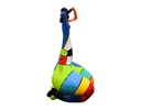 ESCULTURA DECORATIVA MUJER VENUS MULTICOLOR BRAZOS AZUL/NARANJA (23×20×43cm)