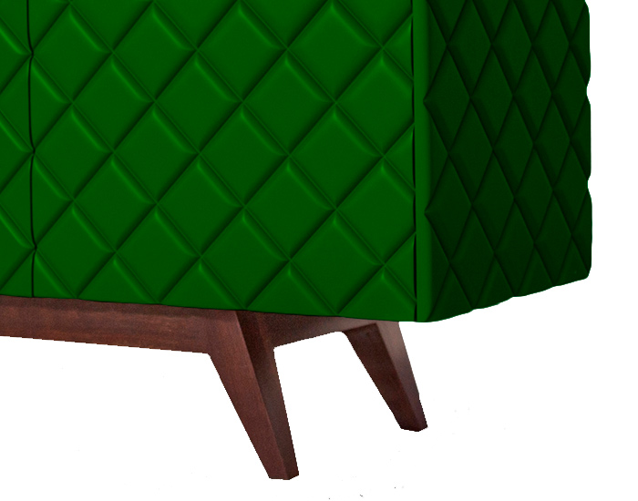CREDENZA DIAMANTE VERDE VIBE (207x46x46)
