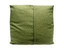 COJÍN BRYRNE CUERO SINTÉTICO VERDE MILITAR (45×45cm)