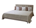 CAMA KING SIZE BEIGE CON PATAS NEGRAS (200×190cm)