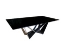 MESA DE COMEDOR SPARTA COLOR NEGRO IRON (120×220×75cm)