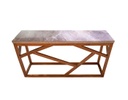 CREDENZA STO TOMÁS PAROTA CON CUBIERTA DE MÁRMOL GRIS (160×84×40cm)
