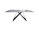 MESA DE COMEDOR TRIÁNGULO GRIS (160×80cm)