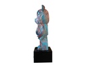 ESCULTURA DECORATIVA OSO ROSA (46x28x80 cm)