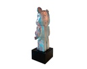 ESCULTURA DECORATIVA OSO ROSA (46x28x80 cm)