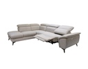 SALA ESQUINERA / RECLINABLE - COLOR BEIGE (342x86 / 226.1x81 cm) DERECHO