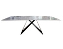 MESA DE COMEDOR TRIÁNGULO GRIS (180×90cm)