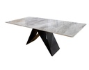 MESA DE COMEDOR TRIÁNGULO GRIS (180×90cm)