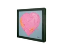 CUADRO LOVE BLUE C/MARCO 30 X 30 CM