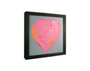 CUADRO LOVE BLUE C/MARCO 30 X 30 CM