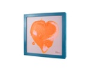 CUADRO LOVE RED C/MARCO 30 X 30 CM