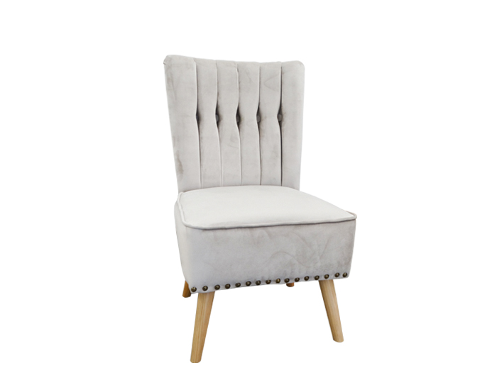 SILLÓN PORTOBELLO SHABBY CHIC KENDRA TAN 28 PATAS EN PINO BARNIZ NATURAL