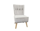 SILLÓN PORTOBELLO SHABBY CHIC KENDRA TAN 28 PATAS EN PINO BARNIZ NATURAL