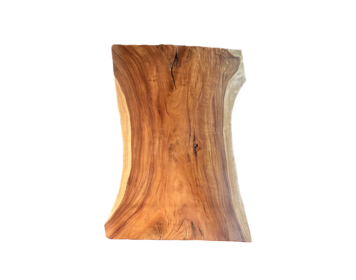 MESA DE COMEDOR AURE CUBIERTA DE PAROTA NATURAL CON BASE PARA 6 PERSONAS (255×120cm)